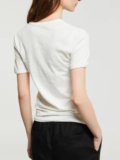 Messhu T-Shirt i Pure Ecru