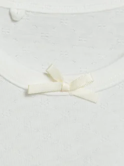 Messhu T-Shirt i Pure Ecru