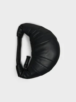 Mini Fortune Croissant Bag i Granit Blå