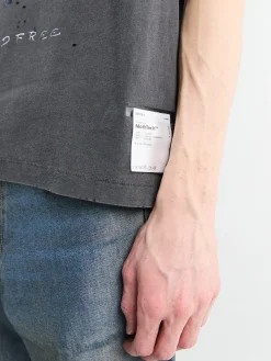 MothTech T-shirt i Aged Black