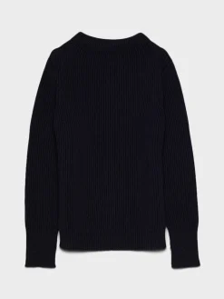 Navy Crewneck i Navy