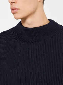 Navy Crewneck i Navy