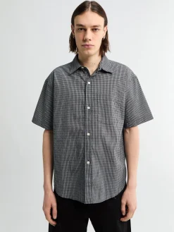 New Input Shirt Black Experienced Check