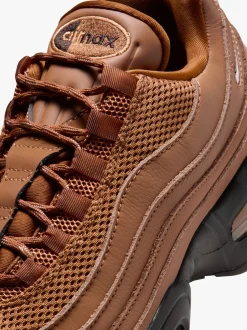 Nike Air Max 95 Big Bubble i Lt British Tan og Flax-Velvet Brown