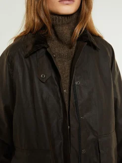 Oilskin Coat in Brown