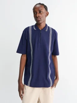 Panel Zip Polo i Navy