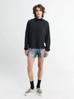 PeaceShell River Shirt i Sort