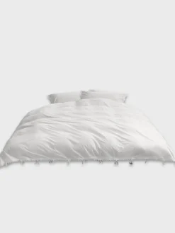 Percale, Broderie Anglaise, Dobbelt Dynebetræk i Brækket Hvid/Anaïs