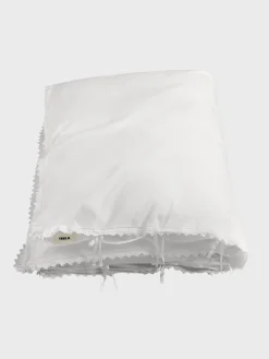 Percale, Broderie Anglaise, Dobbelt Dynebetræk i Brækket Hvid/Anaïs