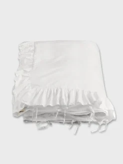 Percale, Broderie Anglaise, Dobbelt Dynebetræk i Broken White/Elodie