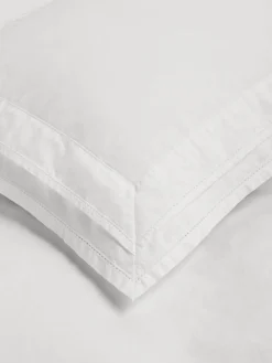 Percale, Broderie Anglaise, Dobbelt Dynebetræk i Broken White/Perle