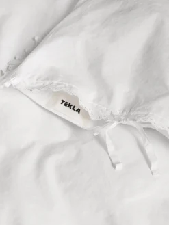 Percale, Broderie Anglaise, Enkelt Dynebetræk i Råhvid/Anaïs
