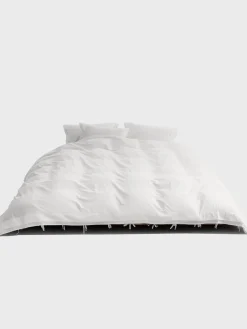 Percale, Broderie Anglaise, Enkelt Dynebetræk i Broken White/Perle