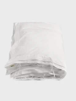 Percale, Broderie Anglaise, Enkelt Dynebetræk i Broken White/Perle