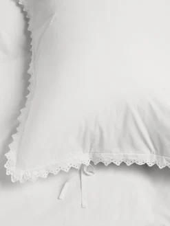 Percale, Broderie Anglaise, Pudebetræk i Broken White/Anaïs