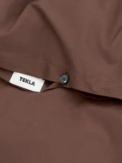Percale Dynebetræk i Cocoa Brown