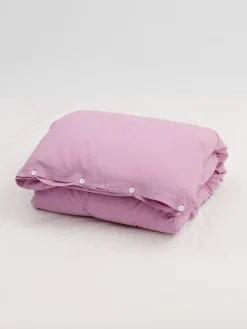 Percale Dynebetræk i Mallow Pink