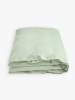 Percale Dynebetræk i Powder Green