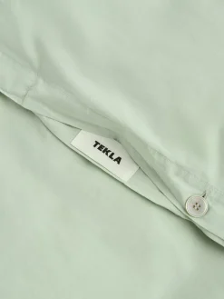 Percale Dynebetræk i Powder Green