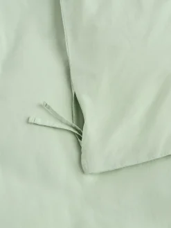 Percale Dynebetræk i Powder Green
