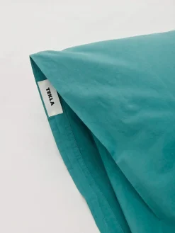Percale Pudebetræk i Vintage Green