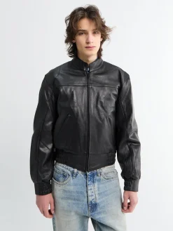 Polo Biker Jakke i Sort