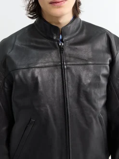 Polo Biker Jakke i Sort
