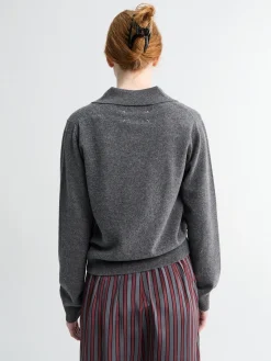 Polo T-shirt i Mørkegrå