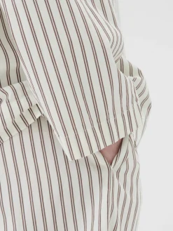 Poplin Pyjamas Bukser i Hopper Stripes