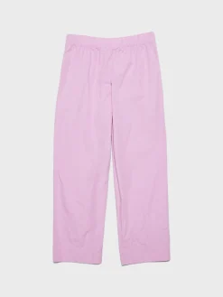 Poplin Pyjamas Bukser i Purple Pink