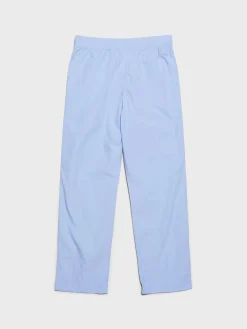 Poplin Pyjamas Bukser i Shirt Blue