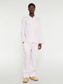 Poplin Pyjamas Bukser i Soft Pink