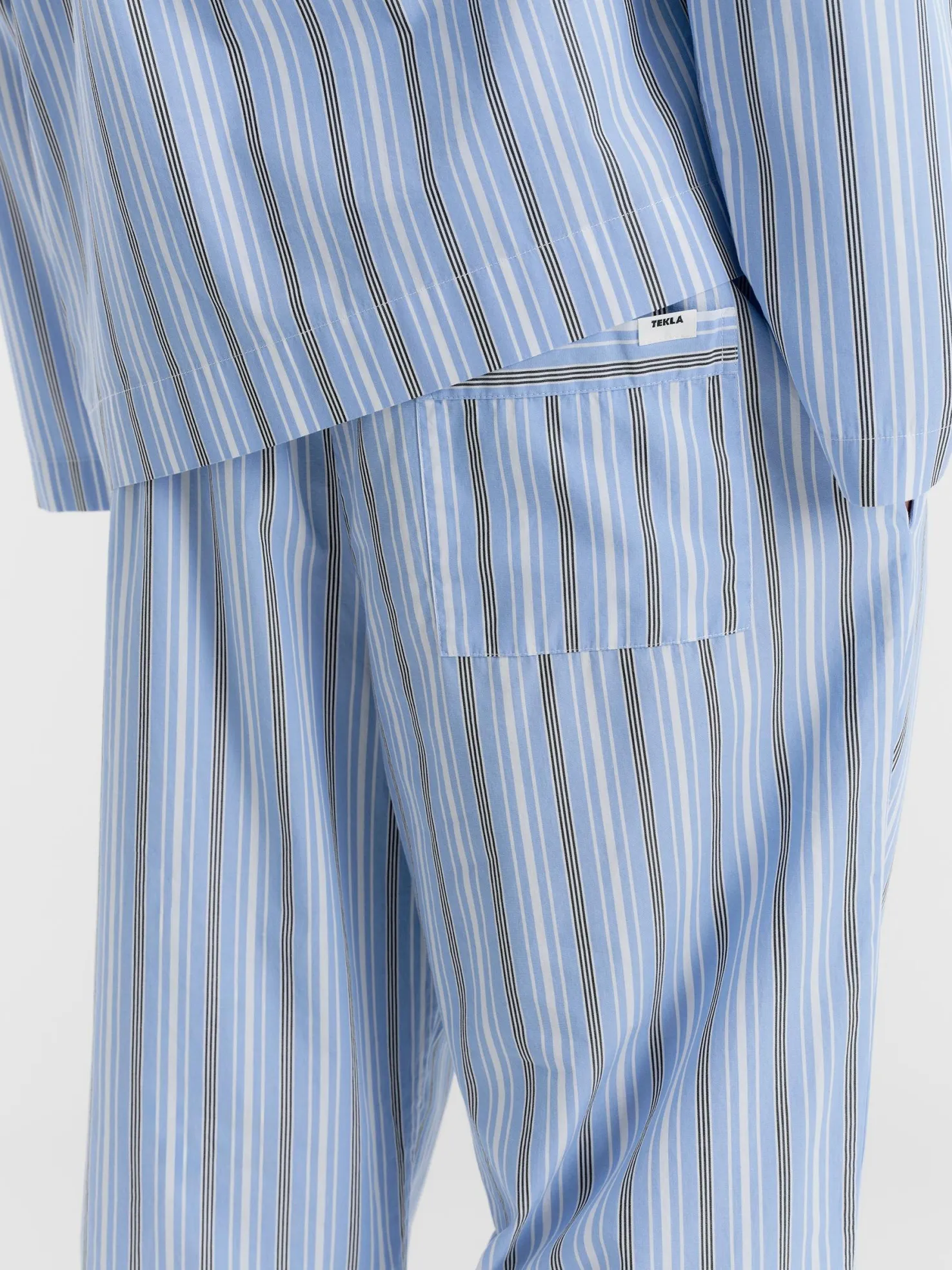 Poplin Pyjamas Pants i Stave Stripes