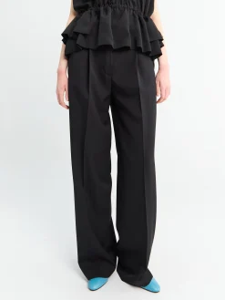 Portias Wide Pants i Sort