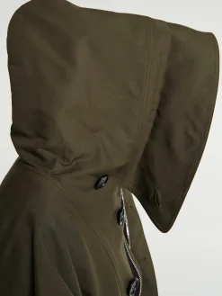 Rainer Unlined Cotton Parka i Dark Khaki Brown