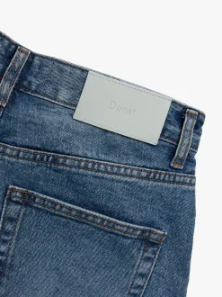 Relaxed Bermuda Denim Shorts i Classic Blue