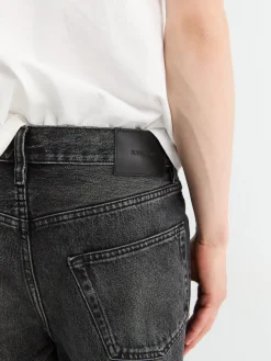 Relaxed Boot Jeans i Deep Black Worn