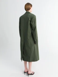 Rosea Coat i Flaskegrøn