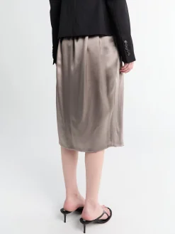 Saronga Bis Skirt i Taupe