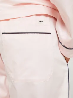 Satin Pyjamas Bukser i Porter