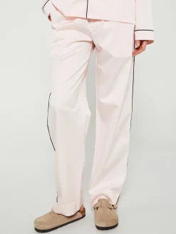 Satin Pyjamas Bukser i Porter