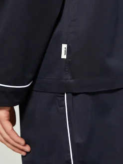 Satin Pyjamas Skjorte i Chelsea