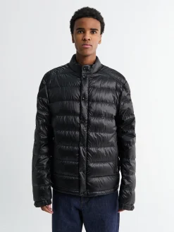 Selves Short Down Jacket i Sort