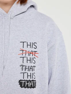 Skate Hoodie i Heather Grey