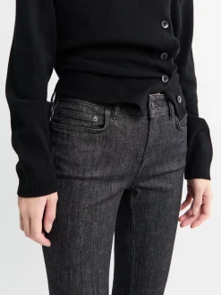 Skinny Fit 2013F Black Roots Jeans i Sort