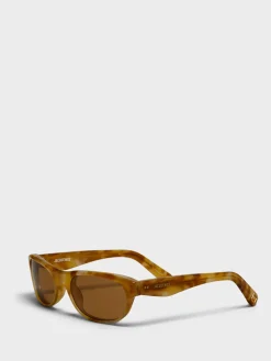 Sole Solbriller i Beige, Mat Guld og Tobacco