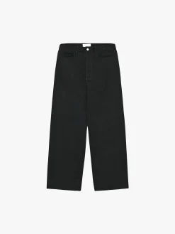 Sorte Raw Selvedge Jeans i Sort