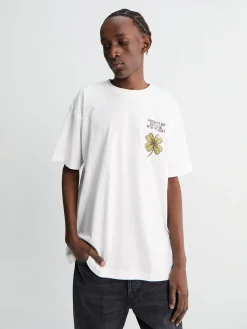 S/S Clover T-Shirt i Hvid
