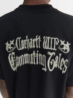 S/S Commuting Tales T-Shirt i Sort