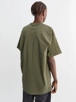 S/S Faded Pond Corps T-Shirt i Cypress Heavy Stone Wash